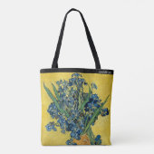 Irises by Van Gogh – Custom Text Tote Bag (Achterkant)