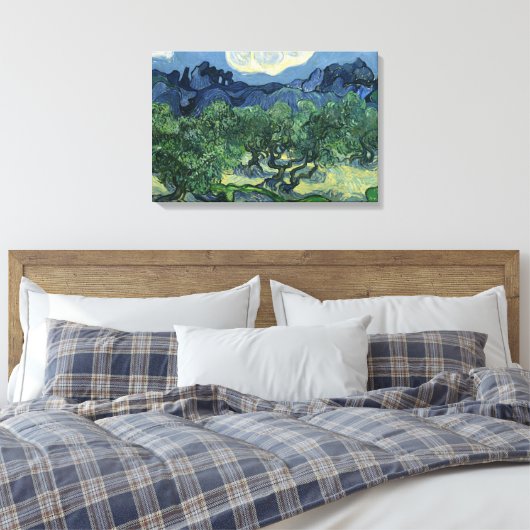 Irises by Van Gogh Wrapped Canvas (Insitu (Slaapkamer))