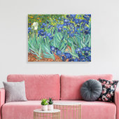 Irises by Van Gogh Wrapped Canvas (Insitu (Woonkamer))