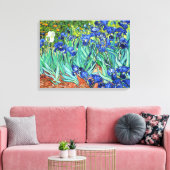 Irises by Vincent Van Gogh Canvas Afdruk (Insitu (Woonkamer))