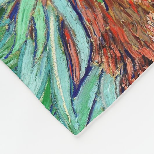 Irises by Vincent Van Gogh Fleece Deken (Hoek)