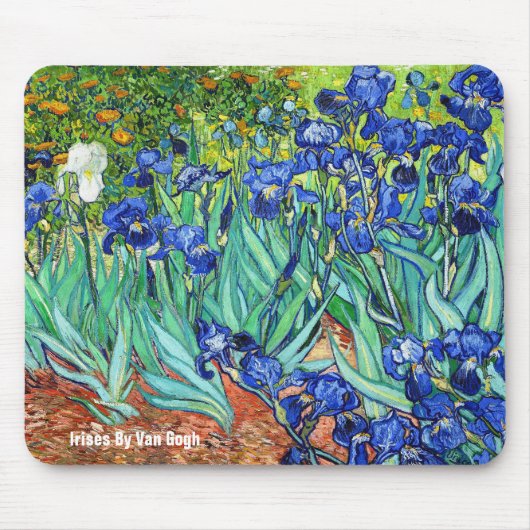 Irises by Vincent Van Gogh Muismat (Voorkant)