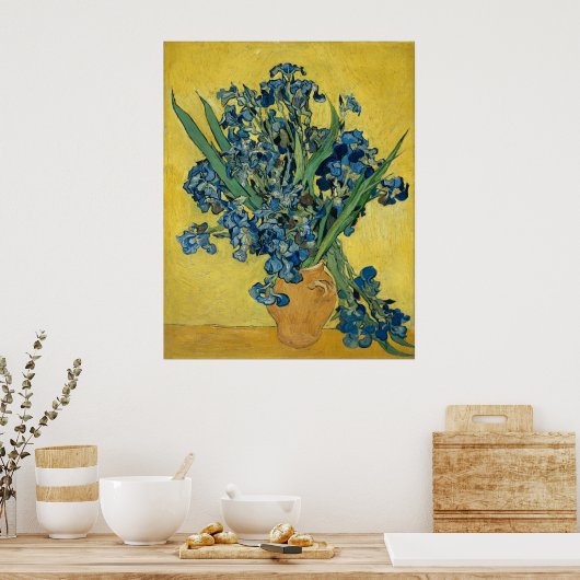 Irises by Vincent Van Gogh Poster (Keuken)