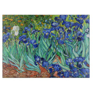 Irises by Vincent Van Gogh Snijplank