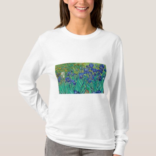 Irises by Vincent van Gogh T-shirt (Voorkant)