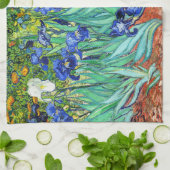 Irises by Vincent Van Gogh Theedoek (Gevouwen)