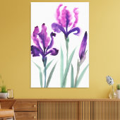 Irises Canvas Afdruk (Insitu (Woonkamer))