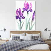 Irises Canvas Afdruk (Insitu (Slaapkamer))