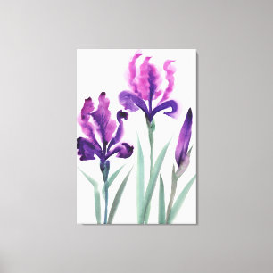 Irises Canvas Afdruk