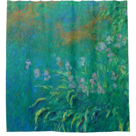Irises door Claude Monet Douchegordijn (Voorkant)