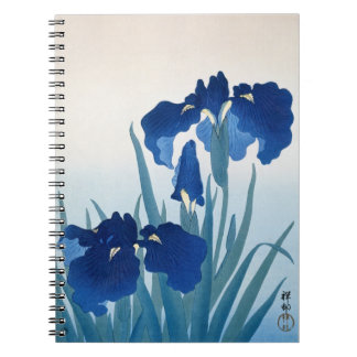 Irises door Ohara Koson, Japanse Floral Art Notitieboek