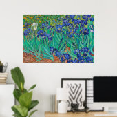 Irises door Van Gogh Art Painting Poster (Thuiskantoor)