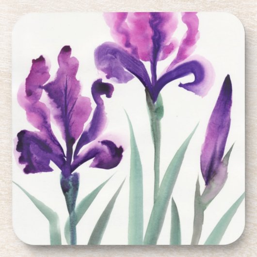 Irises Drankjes Onderzetter (Voorkant)