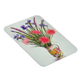 Irises en Berbera in een Nederlandse Jug Magneet (Rechterzijde)