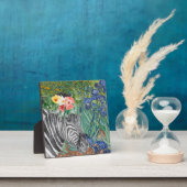 Irises en Fancy Zebra van Van Gogh Fotoplaat (Insitu)