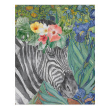 Irises en Fancy Zebra van Van Gogh