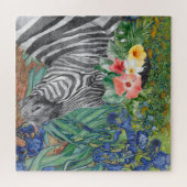 Irises en Fancy Zebra van Van Gogh Legpuzzel (Horizontaal)