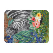 Irises en Fancy Zebra van Van Gogh Magneet (Horizontaal)