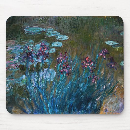 Irises en Water Lilies, Claude Monet Muismat (Voorkant)