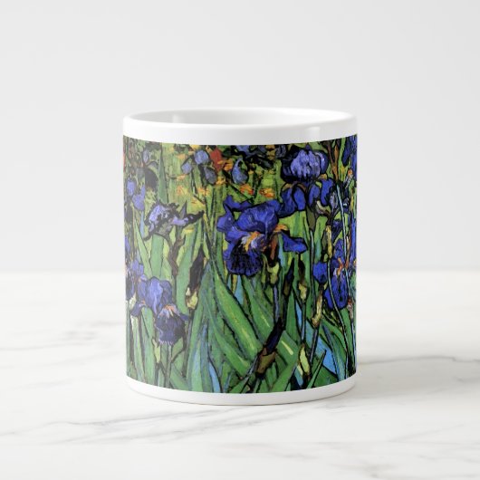 Irises (F608) Van Gogh Fine Art Grote Koffiekop (Voorkant)