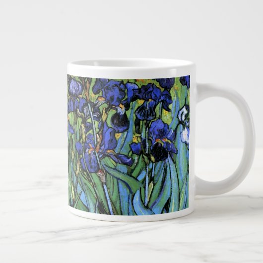 Irises (F608) Van Gogh Fine Art Grote Koffiekop (Rechts)