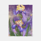 Irises Fleece Blanket (Voorkant)