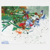 Irises Fleece Blanket (Voorkant (Horizontaal))