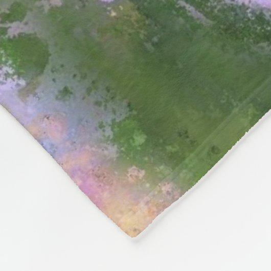 Irises Fleece Blanket Deken (Hoek)