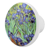 Irises Floral Landscape Vincent van Gogh Keramische Knop (Rechts)