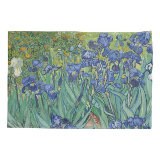 Irises, Floral Oil Painting, Vincent Van Gogh Kussensloop (Achterkant)