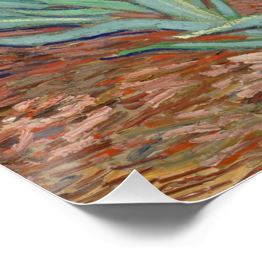 Irises, Floral Oil Painting, Vincent Van Gogh Perfect Poster (Hoek)