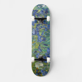 Irises, Floral Oil Painting, Vincent Van Gogh Persoonlijk Skateboard (Voorkant)
