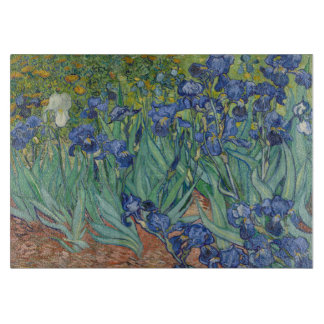 Irises, Floral Oil Painting, Vincent Van Gogh Snijplank