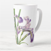 IRISES FLOWERS-ILLUSTRATIE LATTE MOK (Rechterhoek)
