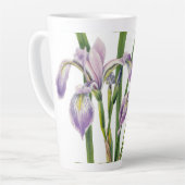 IRISES FLOWERS-ILLUSTRATIE LATTE MOK (Linkerhoek)