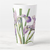 IRISES FLOWERS-ILLUSTRATIE LATTE MOK (Voorkant)