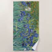 Irises Flowers Natuur Vincent Van Gogh  Kunst Strandlaken (Voorkant)
