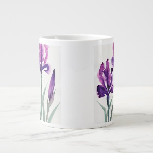 Irises Grote Koffiekop (Voorkant)