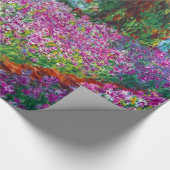 Irises in de tuin van Monet Cadeaupapier (Hoek)