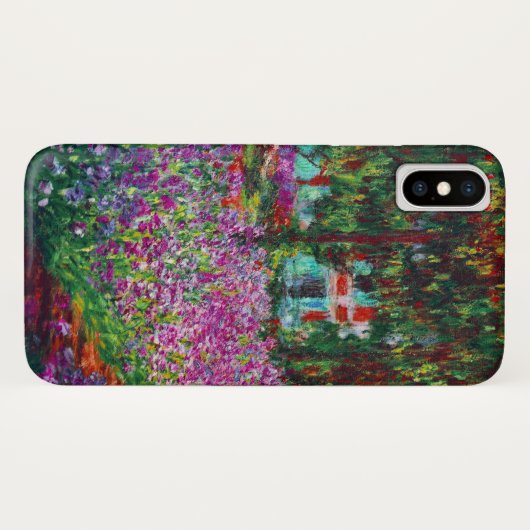 Irises in de tuin van Monet Case-Mate iPhone Case (Achterkant (horizontaal))
