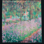Irises in de tuin van Monet Douchegordijn<br><div class="desc">Irises in Monet's Garden is een prachtig bloemschilderij van de Franse kunstenaar Impressionisme,  Claude Monet,  dat in 1900 in zijn huis in Giverny,  Frankrijk is geschilderd.</div>