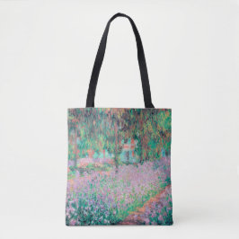 Irises in de tuin van Monet Tote Bag
