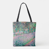Irises in de tuin van Monet Tote Bag (Achterkant)