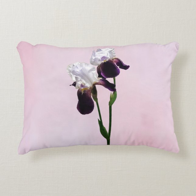 Irises in Love Accent Kussen (Voorkant)