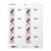 Irises in Love Etiket (Full Sheet)