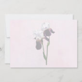 Irises in Love Kaart (Achterkant)