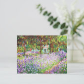 Irises in Monet's Garden Claude Monet Briefkaart (Staand voorkant)