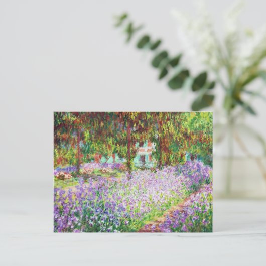 Irises in Monet's Garden Claude Monet Briefkaart (Staand voorkant)