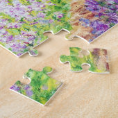 Irises in Monet's Garden Claude Monet Legpuzzel (Zijkant)