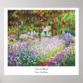 Irises in Monet's Garden Claude Monet Poster (Voorkant)